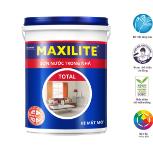Sơn nước trong nhà TOTAL Bề mặt mờ - 30C Màu Pha Maxilite