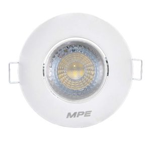 LED Downlight âm trần Chiếu điểm, Điều chỉnh hướng sáng, mặt tròn 3W - DLA2R-3