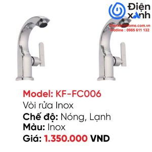 Vòi rửa Inox KAFF KF-FC006