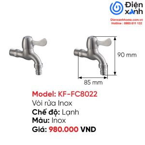 Vòi rửa Inox KAFF KF-FC8022