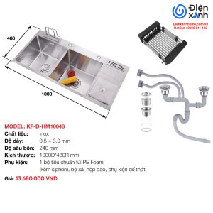 Chậu rửa Inox KAFF KF-D-HM10048