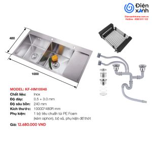 Chậu rửa Inox KAFF KF-HM10048