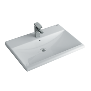 Chậu Rửa Lavabo Inax AL-2397V Dương Vành Men Aqua Ceramic