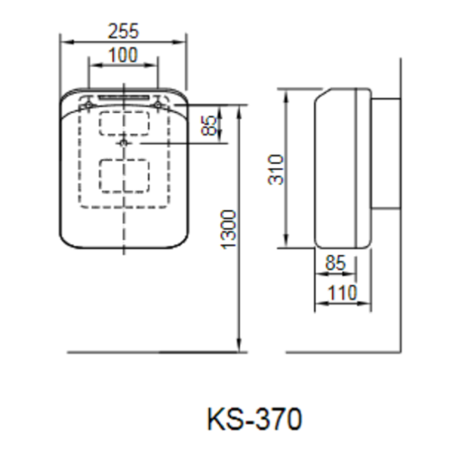 Ban-ve-kich-thuoc-may-say-tay-INAX-KS-370-510x510