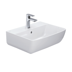 Chậu rửa lavabo INAX AL-312V treo tường lớn 530 x 435mm Aqua Ceramic