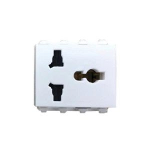 Ổ cắm đa năng Panasonic có màn che màu trắng WEI1171SW-VN